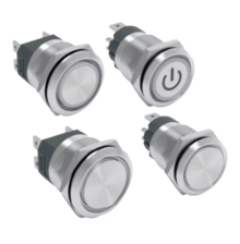 AJ5 Series High current metal button switch