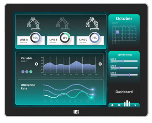 AFL4-12-EHL 12” Fanless Panel PC