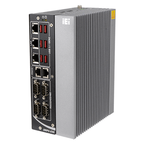 DRPC-230-ULT5 DIN-rail mounted fanless PC 