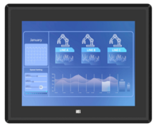 PPC2-C12-EHL 12” Fanless Panel PC